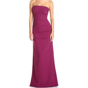 Nicole Miller Felicity Strapless Gown